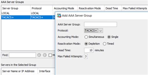 how many aaa server groups are supported on asa